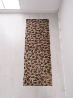Коврик плетеный из листьев банана, 200х70х0,7 см
