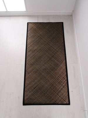 Коврик плетеный из листьев пандануса, 200х90х0,7 см  +/-2 см