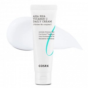 Освежающий кислотный крем с витамином C COSRX Refresh AHA BHA Vitamin C Daily Cream