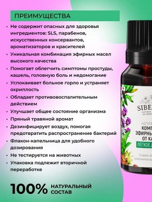 Комплекс эфирных масел от кашля "Легкое дыхание"