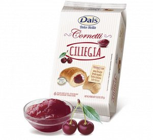 Круассаны с вишневым джемом Dolce Sicilia (6 шт по 45 г) 270 г,