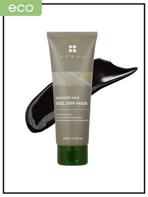 BeauuGreen Маска-пленка для лица очищающая Peel-Off Pack Mud Clearing, 100 мл
