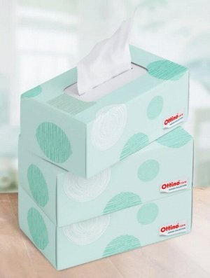 Салфетки бумажные Ottino, 2 слоя, 200х210 мм, 250 шт./уп/ 3 штуки