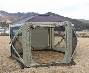 Шатер (1108) CAMPVALLEY [360Х360Х225см, 22.3кг, полуавтомат]