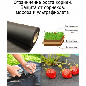 Материал укрывной Геотекстиль, 150 г/м2, Изолайк Geo 150, 1.6х25 м