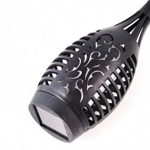Фонарь садовый Uniel, Small Torch-1 USL-S-184/PM495, на солнечной батарее, грунтовый, пластик, 7.5х49.5 см