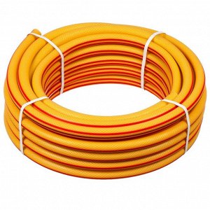 Шланг поливочный, 3/4 '', 19 мм, 5 атм, армированный, 25 м, 3 слоя, НОВЭМ, Ultra yellow, ТЭП