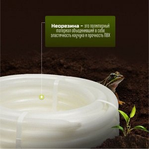 Шланг поливочный, 3/4 '', 19 мм, 12 атм, армированный, 25 м, 3 слоя, Жук, Люкс, ТЭП, с фитингом, 7107-00