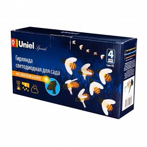 Фонарь садовый Uniel, Beels USL-S-127/PT4000, на солнечной батарее, подвесной, 20*0.06 Вт, пластик, 10х19 см