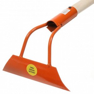 Тяпка 195х60 мм, с черенком, в ассортименте, самозаточная, d30 мм, пленка СП
