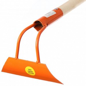 Тяпка 195х60 мм, с черенком, в ассортименте, самозаточная, d30 мм, пленка СП