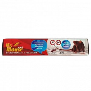 Родентицид Mr.Mouse, от грызунов, клей, 60 г