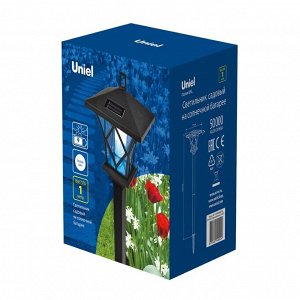 Фонарь садовый Uniel, Retro USL-S-185/PM1000, на солнечной батарее, наземный, пластик, 17х101.3 см