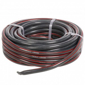 Шланг поливочный, 1/2 '', 18 атм, армированный, 20 м, 3 слоя, Grandy, Strong, ПВХ, PGH-12E-20