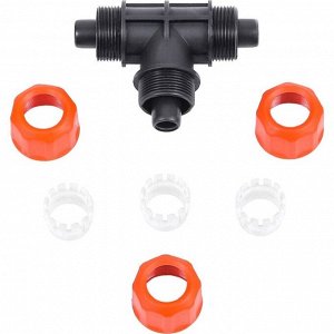 Тройник цанговый 1/2-1/2-1/2", Жук, 4022-00