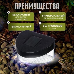 Светильник Эра, SL-PL8-MNT1, на солнечной батарее, грунтовый, пластик, 5.5 см, садовый, черный