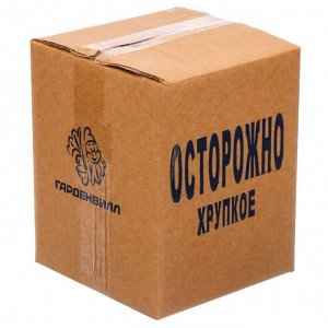 Кашпо гипс, 19х18 см, мокрый асфальт, Оскар, 395/2