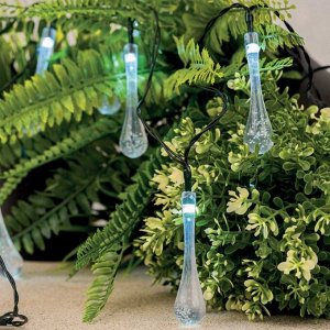 Фонарь садовый Lamper, Каскад Сталактит, на солнечной батарее, грунтовый, 3 Вт, пластик, LED 5 м, выносная солнеч. 1м/аккум, 2 режима