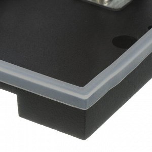 Светильник фасадный General Lighting Systems, GWL-2MR16-GU10-R-IP65, накладной, 8х15 см, 2 лампы, IP65, круглый, черный