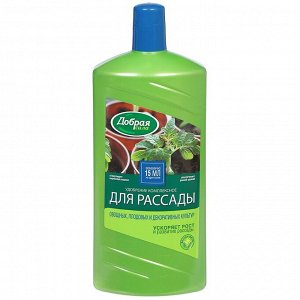 Удобрение для рассады, органоминеральное, жидкость, 1 л, Добрая сила