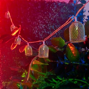 Фонарь садовый Lamper, Каскад Ночная Лампада, на солнечной батарее, грунтовый, 4 Вт, пластик, панель 4м/аккум, 2 реж