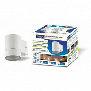 Светильник фасадный General Lighting Systems, GWL-GX53-M-IP65, накладной, 9х11.6 см, 1 лампа, IP65, белый