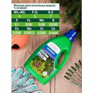 Удобрение для хвойных растений, минеральный, жидкость, 1 л, Robin Green