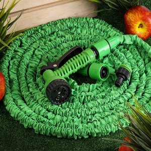 Шланг поливочный, растягивающийся, Grandy, Expandable, латекс, от 5 до 15 м, с пистолетом, BT001
