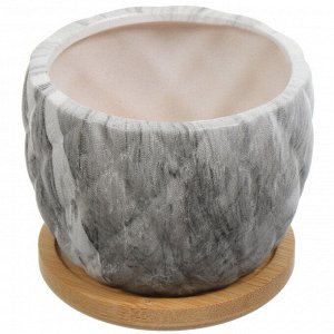 Горшок керамика, 0.2 л, 8.5х8.5х7 см, для кактусов и суккулентов, Мини, Y4-5358