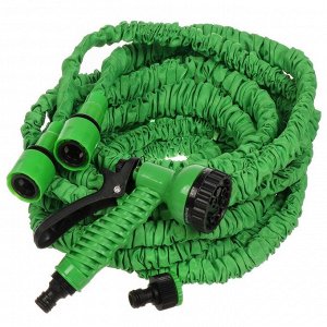 Шланг поливочный, растягивающийся, Grandy, Expandable, латекс, от 5 до 15 м, с пистолетом, BT001