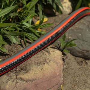 Шланг поливочный, 3/4 '', внутренний d19 мм, 22 атм, армированный, 25 м, 3 слоя, Жук, Garden, ПВХ, 8890-00