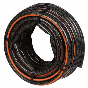 Шланг поливочный, 3/4 '', внутренний d19 мм, армированный, 25 м, 3 слоя, Plantic, Flex, ПВХ, 19001-01