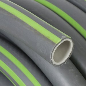 Шланг поливочный, 3/4 '', внутренний d19 мм, 5 атм, 25 м, 3 слоя, Клевер, ТЭП, серый