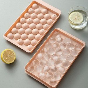 Пластиковая форма для льда Шар (с крышкой, малая 18*11*2,5см)