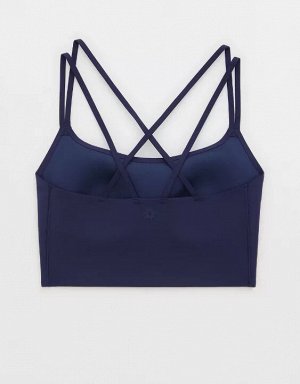 By Aerie Real Me Hold Up! Strappy Sports Bra