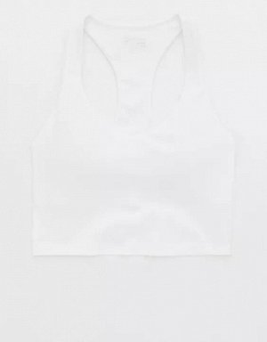 By Aerie Real Me Low Key Racerback Sports Bra