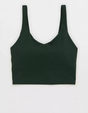 By Aerie Real Me Low Key Longline Sports Bra