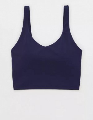 By Aerie Real Me Low Key Longline Sports Bra