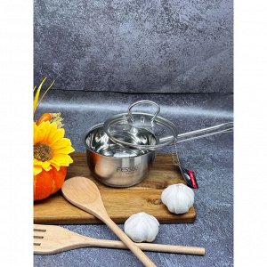 Кастрюля из нержавеющей стали с крышкой FESSLE диаметр 12 см (0.85л)