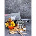 Ковш из нержавеющей стали с крышкой FESSLE диаметр 16 см (1,3 л)