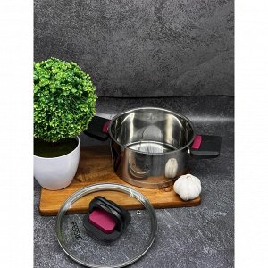 Кастрюля из нержавеющей стали с крышкой FESSLE диаметр 16 см (1,7 л)