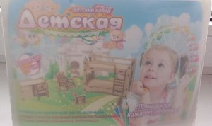 Набор деревянной мебели Ванная, Прихожая или Детская для кукол. Цена указана за 1 набор
