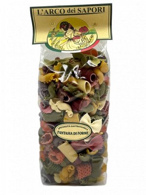 Паста фантазия форм 5 вкусов 500 г,