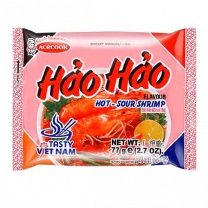 Лапша «HAO HAO» со вкусом креветки, 75 гр