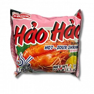 Лапша «HAO HAO» со вкусом креветки, 75 гр