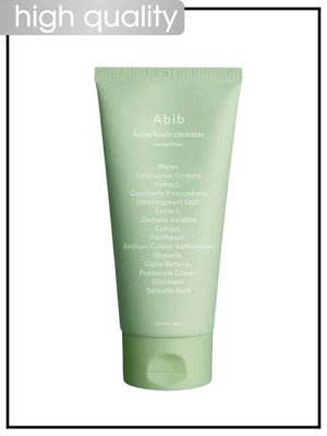 Abib Корейская пенка для умывания проблемной кожи лица Foam Cleanser Acne Heartleaf, 250 мл