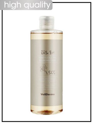 WellDerma Балансирующий тоник с кислотами Honeysuckle PHA Balancing Toner, 500мл