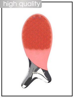 WellDerma Очищающий массажер для лица Cleansing Fish (Sky Blue), 13х5.5см