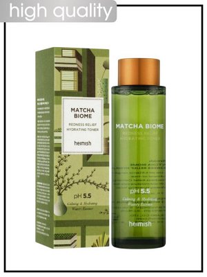 Heimish Тонер противовоспалительный на основе экстракта матча Toner Matcha Biome Redness Relief Hydrating, 150 мл