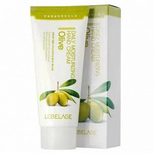LEBELAGE Увлажняющий крем для рук с экстрактом оливы DAILY MOISTURIZING OLIVE HAND CREAM, Южная Корея, 100мл
